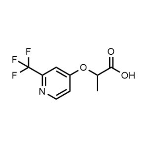 2-((2-(Trifluoromethyl)pyridin-4-yl)oxy)propanoic acid|CS-1211325