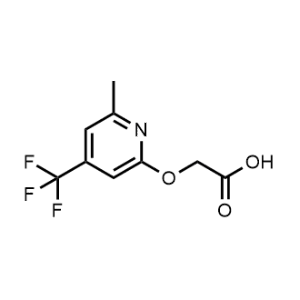 2-((6-Methyl-4-(trifluoromethyl)pyridin-2-yl)oxy)acetic acid|CS-1211358