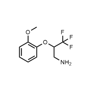 3,3,3-Trifluoro-2-(2-methoxyphenoxy)propan-1-amine|CS-1211410