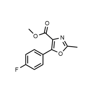 Methyl 5-(4-fluorophenyl)-2-methyloxazole-4-carboxylate|CS-1211416