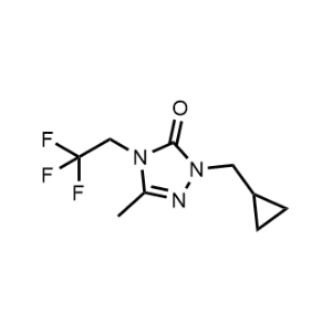 2-(Cyclopropylmethyl)-5-methyl-4-(2,2,2-trifluoroethyl)-2,4-dihydro-3H-1,2,4-triazol-3-one|CS-1211428