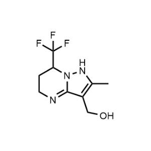 (2-Methyl-7-(trifluoromethyl)-1,5,6,7-tetrahydropyrazolo[1,5-a]pyrimidin-3-yl)methanol|CS-1211439