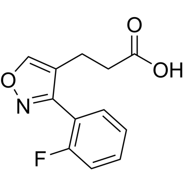 3-(3-(2-Fluorophenyl)isoxazol-4-yl)propanoic acid|CS-1211442