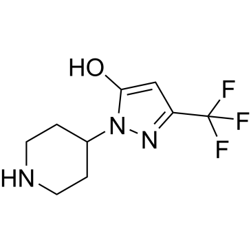 1-(Piperidin-4-yl)-3-(trifluoromethyl)-1H-pyrazol-5-ol|CS-1211444
