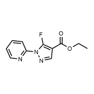 Ethyl 5-fluoro-1-(pyridin-2-yl)-1H-pyrazole-4-carboxylate|CS-1211498