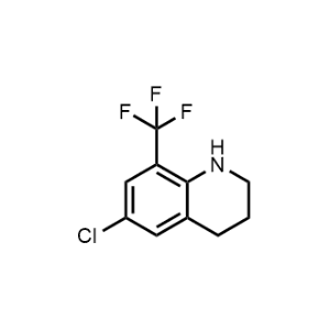 6-Chloro-8-(trifluoromethyl)-1,2,3,4-tetrahydroquinoline|CS-1211623