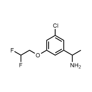 1-(3-Chloro-5-(2,2-difluoroethoxy)phenyl)ethan-1-amine|CS-1211629
