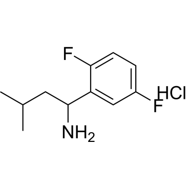 1-(2,5-Difluorophenyl)-3-methylbutan-1-amine hydrochloride|CS-1211649