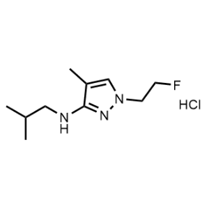 1-(2-Fluoroethyl)-N-isobutyl-4-methyl-1H-pyrazol-3-amine hydrochloride|CS-1211660
