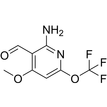 2-Amino-4-methoxy-6-(trifluoromethoxy)nicotinaldehyde|CS-1211745