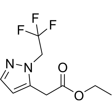 Ethyl 2-(1-(2,2,2-trifluoroethyl)-1H-pyrazol-5-yl)acetate|CS-1211782