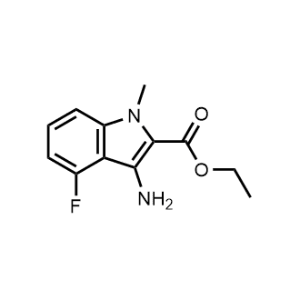 Ethyl 3-amino-4-fluoro-1-methyl-1H-indole-2-carboxylate|CS-1211870