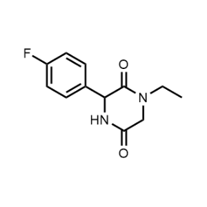1-Ethyl-3-(4-fluorophenyl)piperazine-2,5-dione|CS-1211874