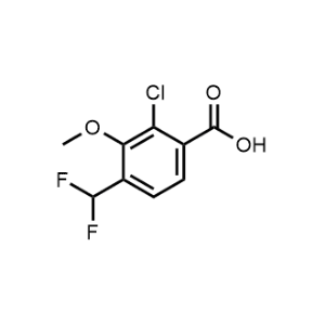2-Chloro-4-(difluoromethyl)-3-methoxybenzoic acid|CS-1211943