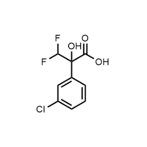 2-(3-Chlorophenyl)-3,3-difluoro-2-hydroxypropanoic acid|CS-1211944