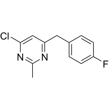 4-Chloro-6-(4-fluorobenzyl)-2-methylpyrimidine|CS-1212042