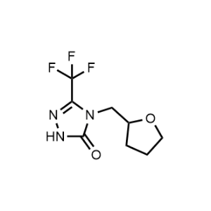 4-((Tetrahydrofuran-2-yl)methyl)-5-(trifluoromethyl)-2,4-dihydro-3H-1,2,4-triazol-3-one|CS-1212173