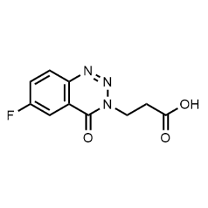 3-(6-Fluoro-4-oxobenzo[d][1,2,3]triazin-3(4H)-yl)propanoic acid|CS-1212188