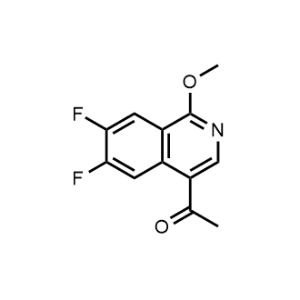 1-(6,7-Difluoro-1-methoxyisoquinolin-4-yl)ethan-1-one|CS-1212192