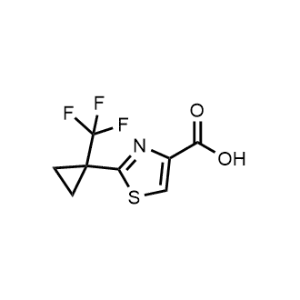 2-(1-(Trifluoromethyl)cyclopropyl)thiazole-4-carboxylic acid|CS-1212205
