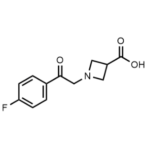 1-(2-(4-Fluorophenyl)-2-oxoethyl)azetidine-3-carboxylic acid|CS-1212248