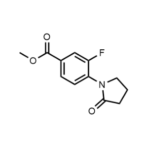 Methyl 3-fluoro-4-(2-oxopyrrolidin-1-yl)benzoate|CS-1212291