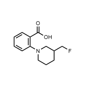 2-(3-(Fluoromethyl)piperidin-1-yl)benzoic acid|CS-1212333