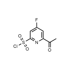 6-Acetyl-4-fluoropyridine-2-sulfonyl chloride|CS-1212488