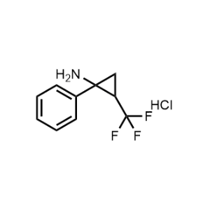 1-Phenyl-2-(trifluoromethyl)cyclopropan-1-amine hydrochloride|CS-1212500
