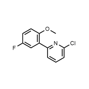 2-Chloro-6-(5-fluoro-2-methoxyphenyl)pyridine|CS-1212511