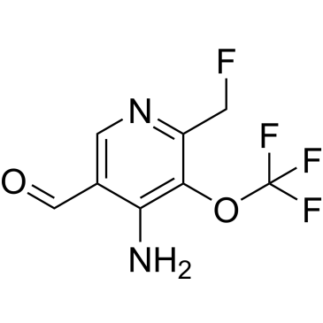 4-Amino-6-(fluoromethyl)-5-(trifluoromethoxy)nicotinaldehyde|CS-1212682