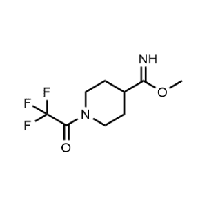 Methyl 1-(2,2,2-trifluoroacetyl)piperidine-4-carbimidate|CS-1212753