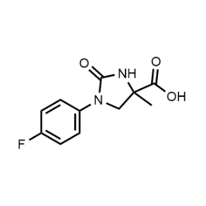 1-(4-Fluorophenyl)-4-methyl-2-oxoimidazolidine-4-carboxylic acid|CS-1212794
