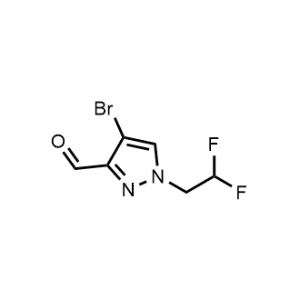 4-Bromo-1-(2,2-difluoroethyl)-1H-pyrazole-3-carbaldehyde|CS-1212927