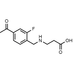 3-((4-Acetyl-2-fluorobenzyl)amino)propanoic acid|CS-1213160