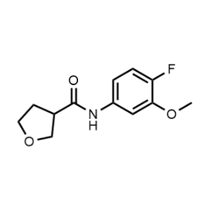 N-(4-Fluoro-3-methoxyphenyl)tetrahydrofuran-3-carboxamide|CS-1213164