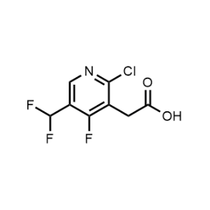 2-(2-Chloro-5-(difluoromethyl)-4-fluoropyridin-3-yl)acetic acid|CS-1213231