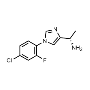 (S)-1-(1-(4-Chloro-2-fluorophenyl)-1H-imidazol-4-yl)ethan-1-amine|CS-1213295