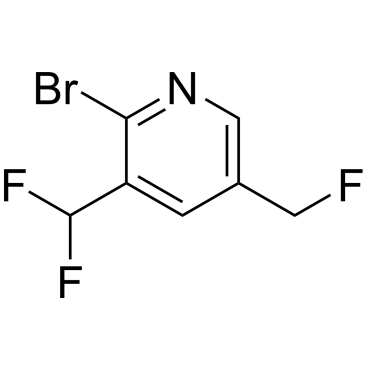 2-Bromo-3-(difluoromethyl)-5-(fluoromethyl)pyridine|CS-1213348