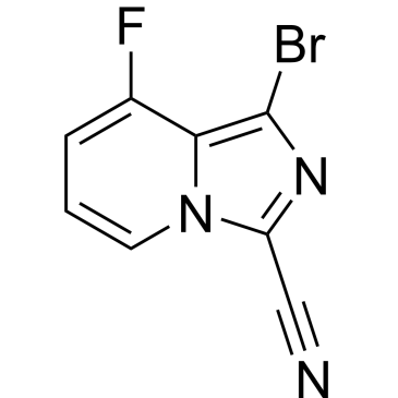 1-Bromo-8-fluoroimidazo[1,5-a]pyridine-3-carbonitrile|CS-1213359