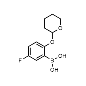 (5-Fluoro-2-((tetrahydro-2H-pyran-2-yl)oxy)phenyl)boronic acid|CS-1213361