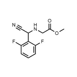 Methyl (cyano(2,6-difluorophenyl)methyl)glycinate|CS-1213524