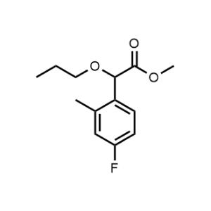 Methyl 2-(4-fluoro-2-methylphenyl)-2-propoxyacetate|CS-1213590