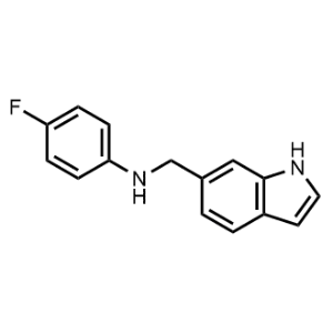 N-((1H-Indol-6-yl)methyl)-4-fluoroaniline|CS-1213622