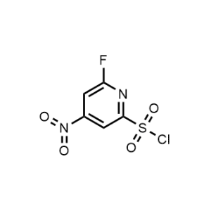6-Fluoro-4-nitropyridine-2-sulfonyl chloride|CS-1213641