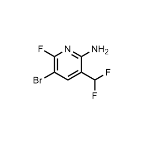 5-Bromo-3-(difluoromethyl)-6-fluoropyridin-2-amine|CS-1213680
