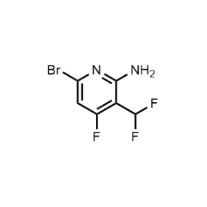6-Bromo-3-(difluoromethyl)-4-fluoropyridin-2-amine|CS-1213685