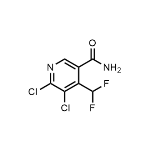 5,6-Dichloro-4-(difluoromethyl)nicotinamide|CS-1213718