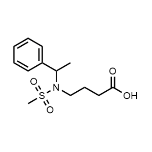 4-(N-(1-Phenylethyl)methylsulfonamido)butanoic acid|CS-1213793