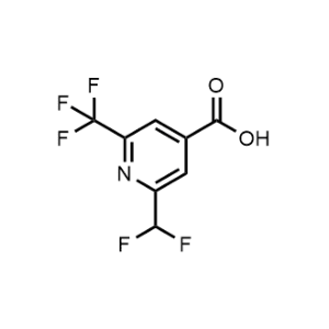2-(Difluoromethyl)-6-(trifluoromethyl)isonicotinic acid|CS-1213810